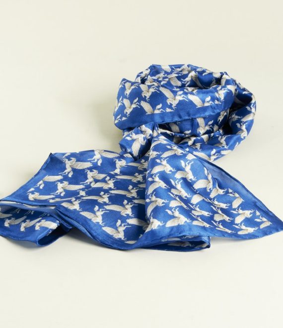 Patterned Silk Scarf